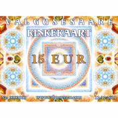 Valgusesaare kinkekaart 15 EUR