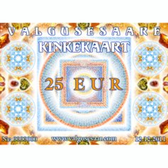 Valgusesaare kinkekaart 25 EUR