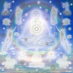 Giclée: Buddha Amitabha ilmumine, 2024